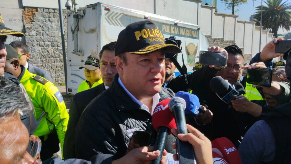 Ministro del Interior Juan Zapata.