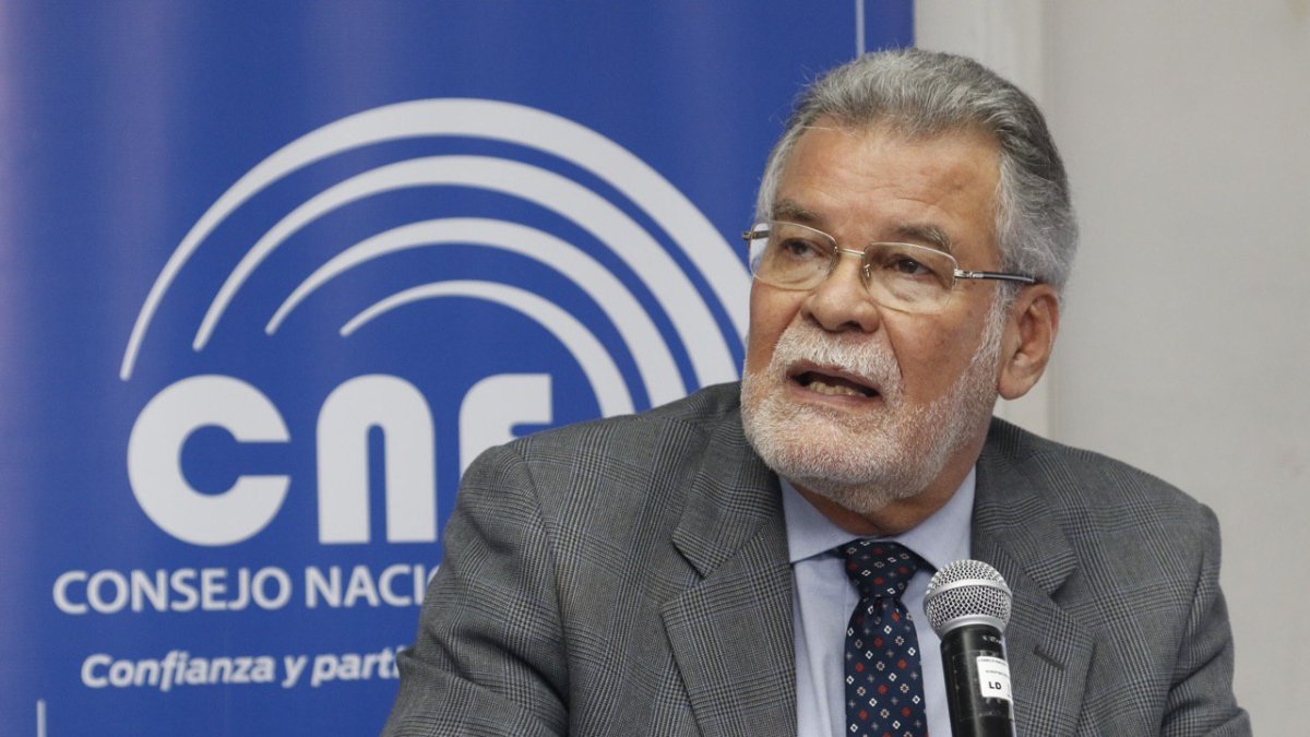 CNE. Su vicepresidente Enrique Pita en una foto de archivo.