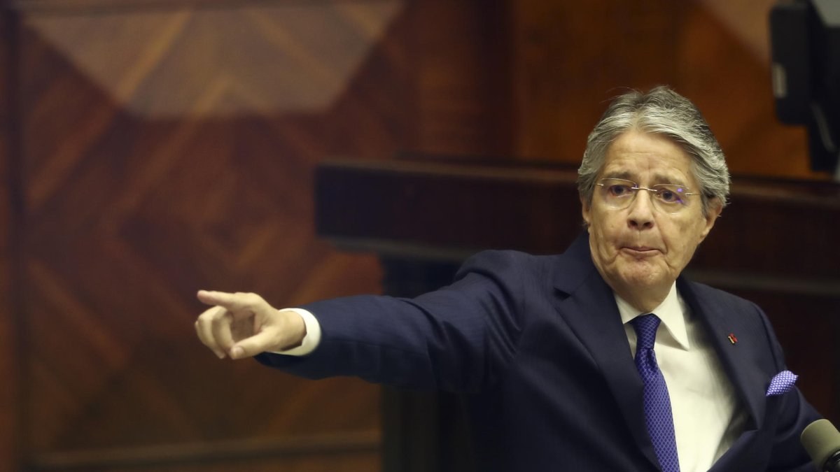 Foto de archivo del presidente de Ecuador, Guillermo Lasso.