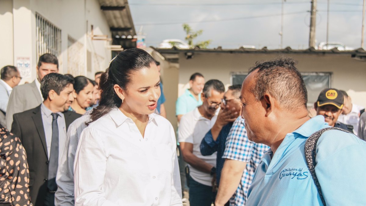 La Prefecta del Guayas, Marcela Aguiñaga, hizo el recorrido esta semana.