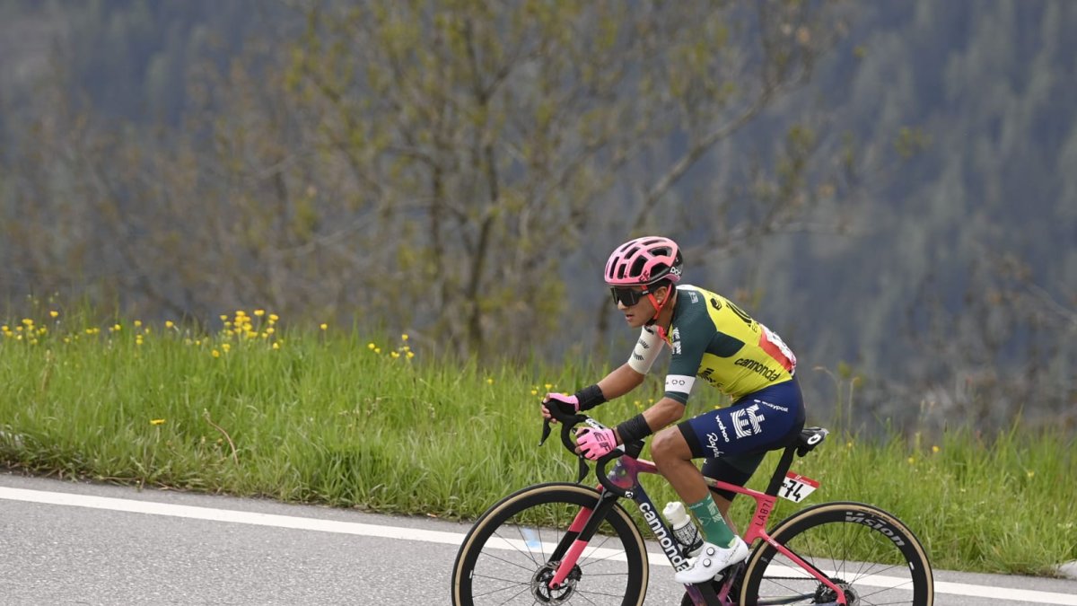El ciclista ecuatoriano Alexander Cepeda.
