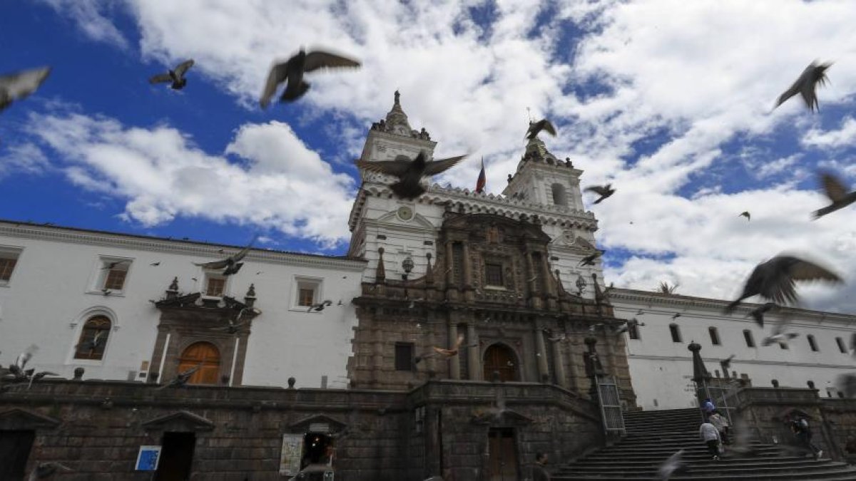 Iglesia de San Francisco, ubicada en Quito.