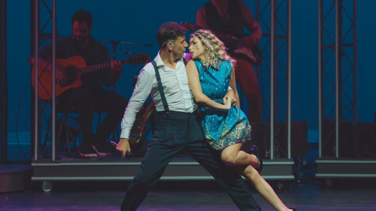 Ana Paula con Martín Bossi.