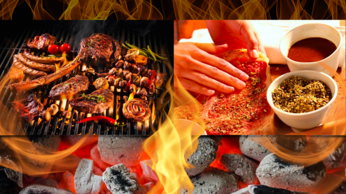 Los condimentos y el fuego son importantes a la hora de  preparar una parrillada.