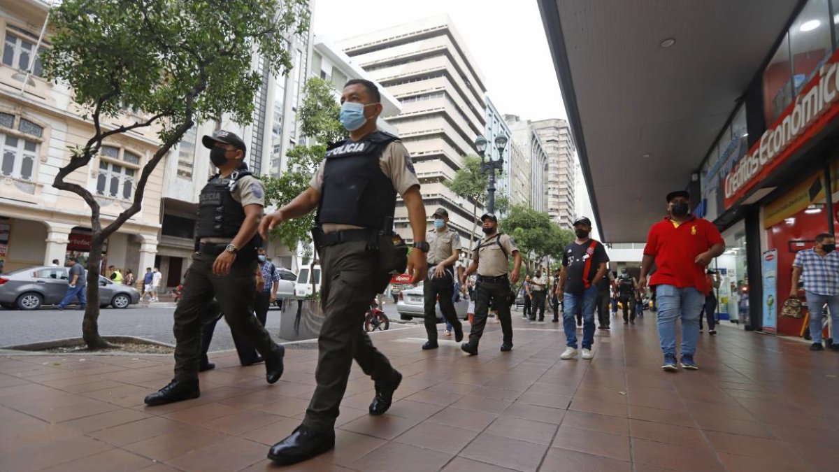 Guayaquil. Los uniformados resguardarán las calles de la urbe.