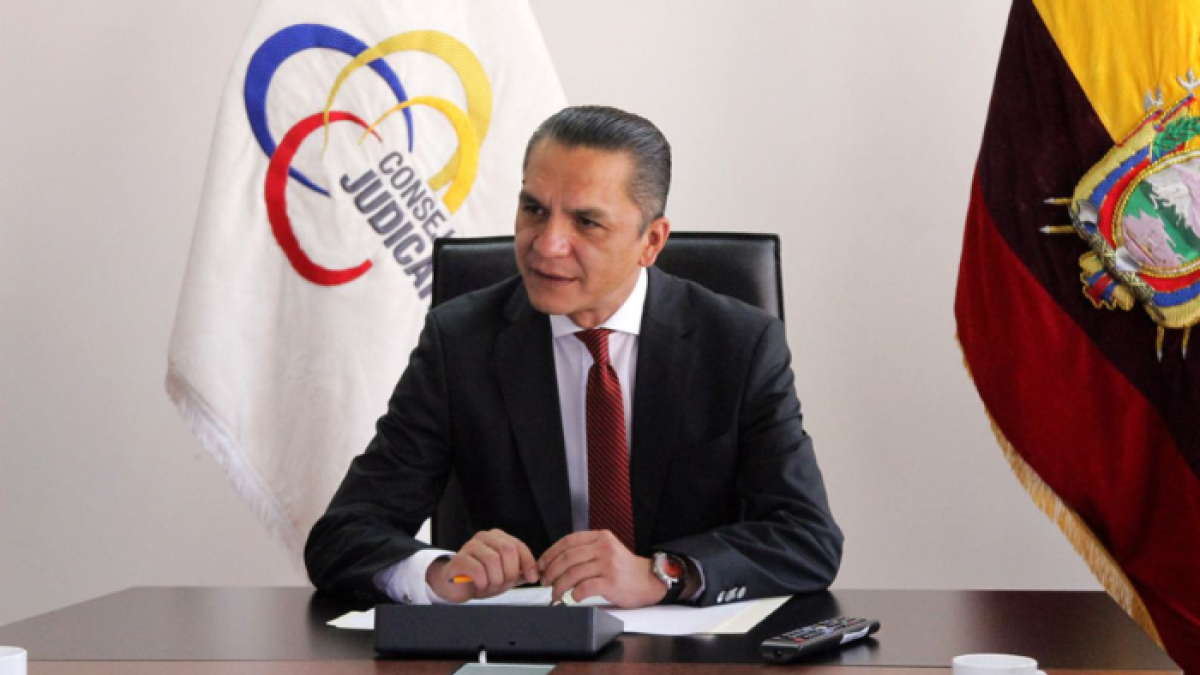 El presidente del Consejo de la Judicatura, Wilman Terán.