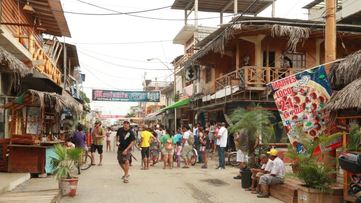 Balneario de Montañita.