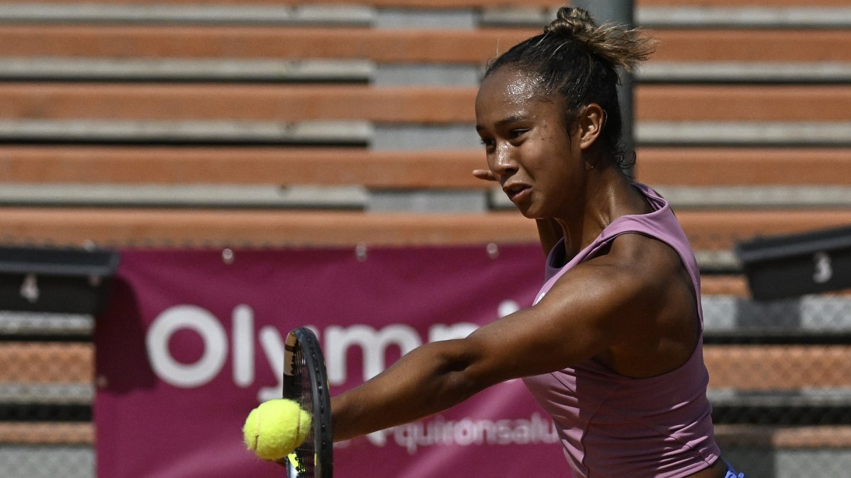 Leylah Fernández tuvo una gran actuación en el Open Villa de Madrid, donde llegó a semifinales.
