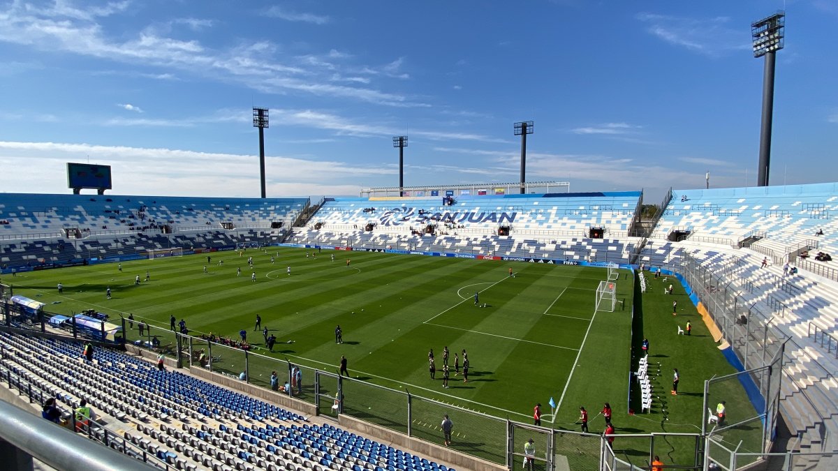 En el estadio San Juan del Bicentenario se desarrollan partidos del Mundial sub-20.