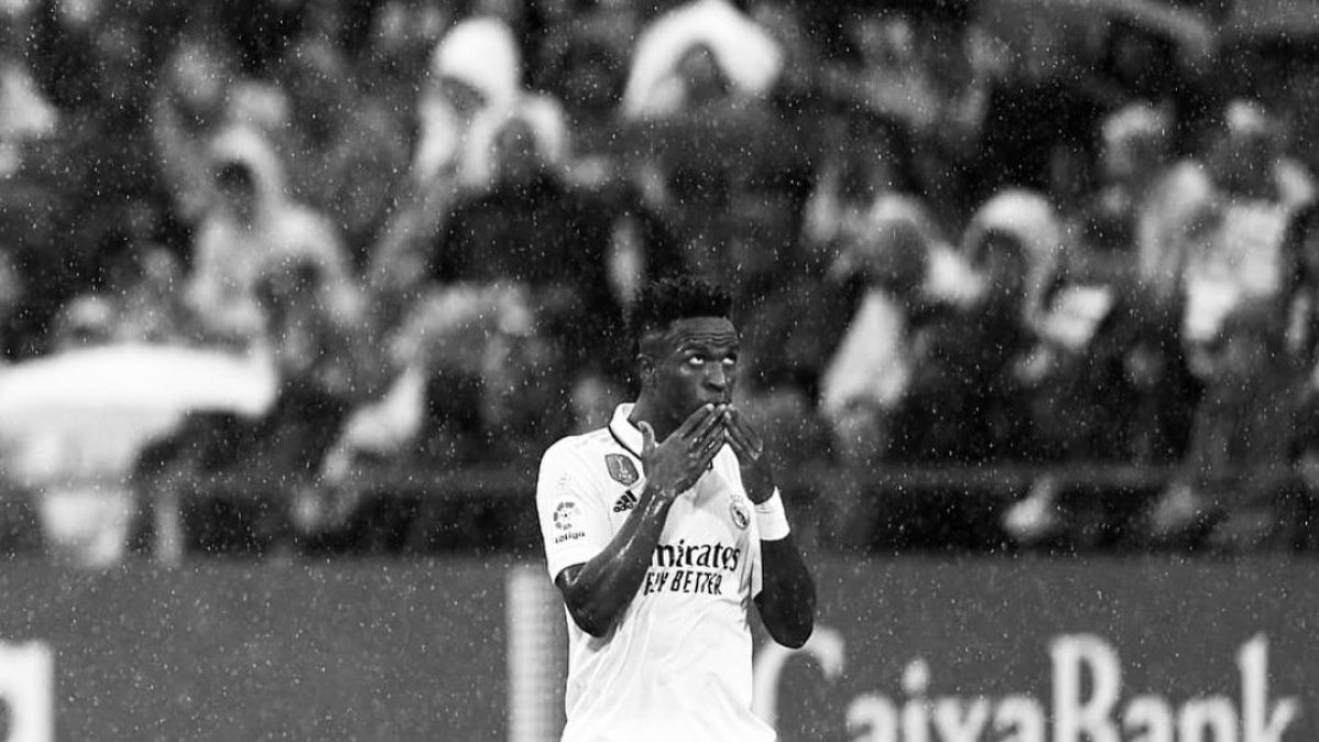 10 goles suma Vinícius en LaLiga y es el segundo máximo anotador del Madrid, solo detrás de Benzema, con 17.