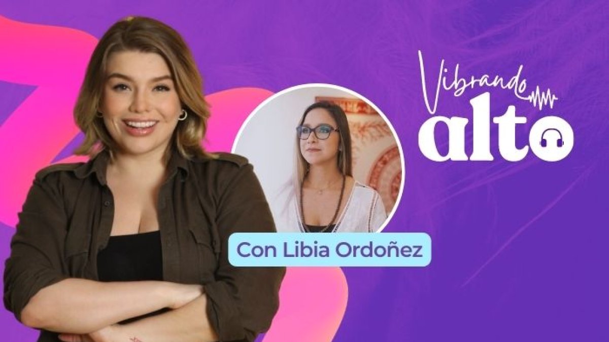 Libia Ordoñez en un episodio de Vibrando Alto.