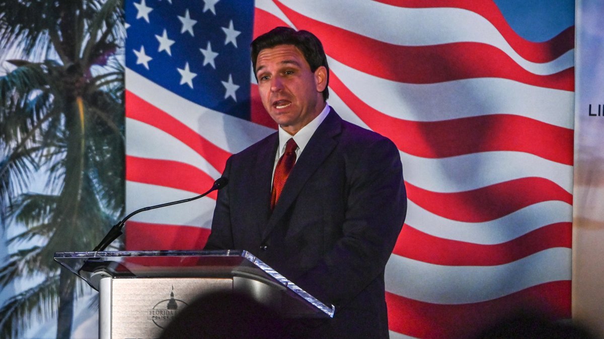 El gobernador de Florida, el republicano Ron DeSantis, en una fotografía de archivo. EFE/Giorgio Viera