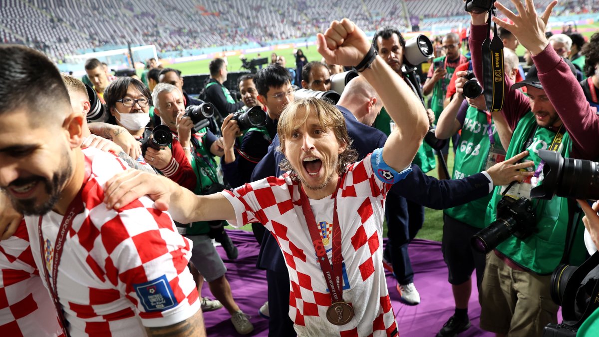 Luka Modric fue parte del equipo que obtuvo el tercer lugar del Mundial 2022