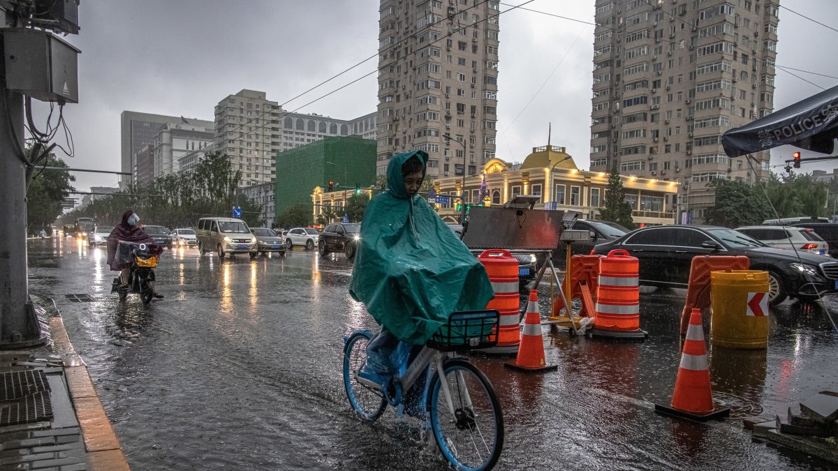 Imagen de archivo sobre las lluvias en China.