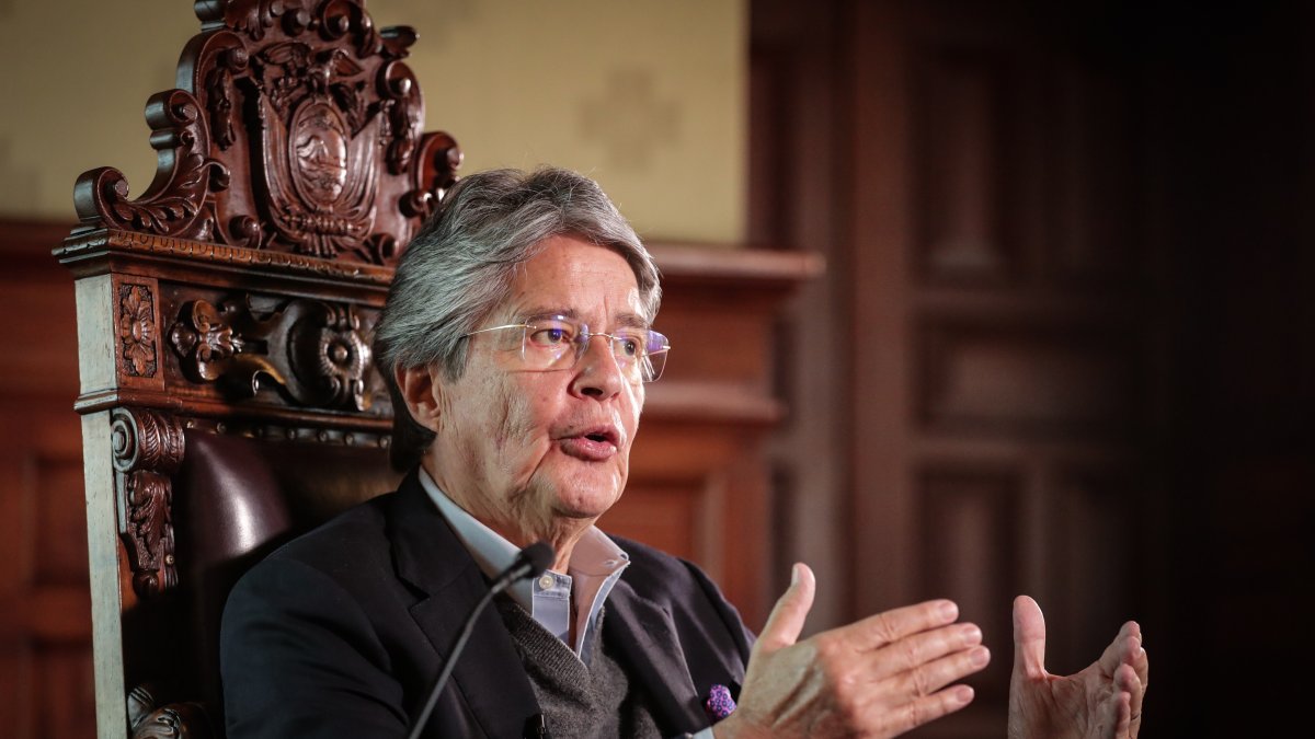 El presidente de Ecuador, Guillermo Lasso.