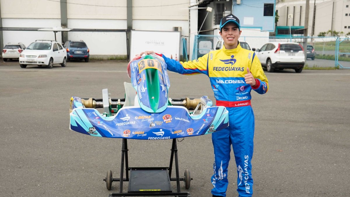 Drouet con el chasis nuevo que llevará en la temporada 2023 en las competencias locales e internacionales. La matriz provincial invirtió más de 8.000 dólares.