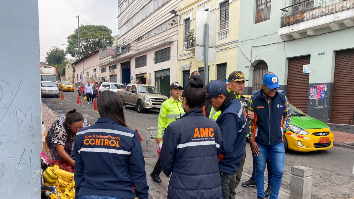 En diversos puntos del Centro Histórico se realizaron los operativos
