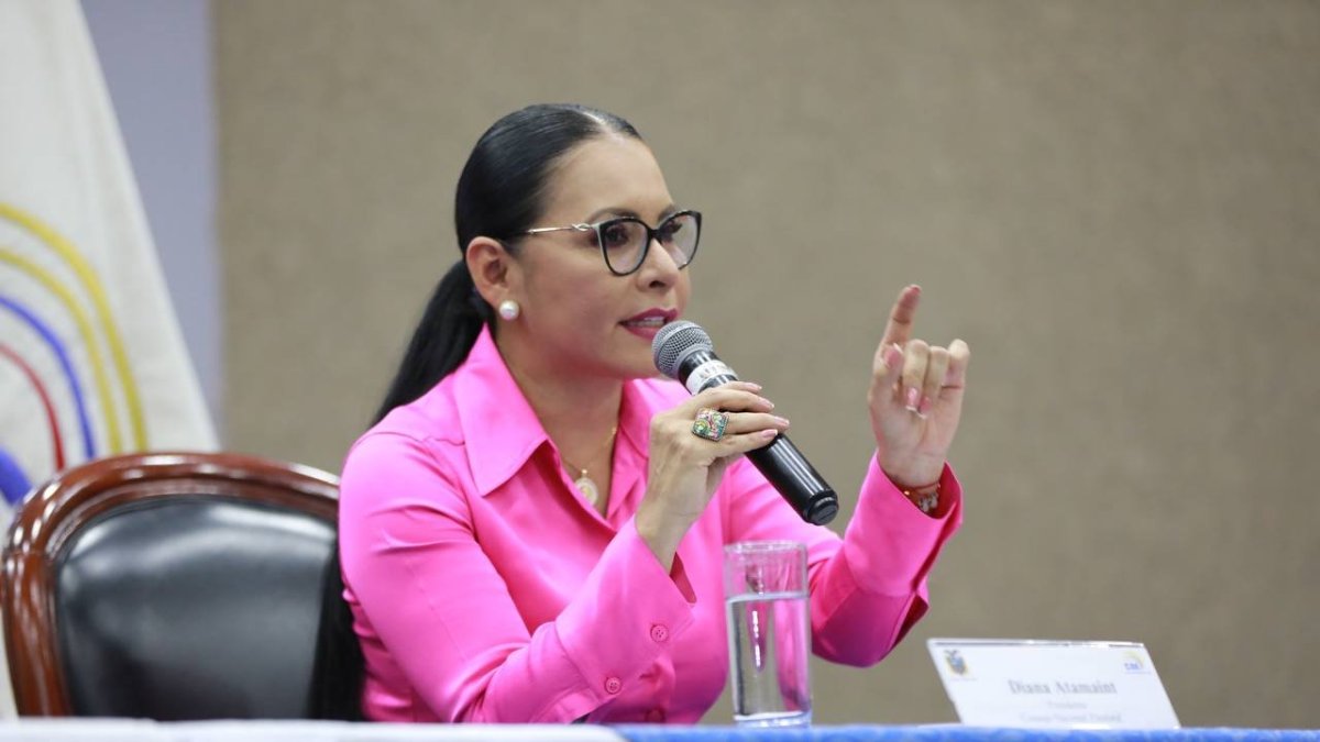 La presidenta del CNE, Diana Atamaint, presidió el Consejo Consultivo en el que se tomaron varias decisiones respecto a las elecciones anticipadas