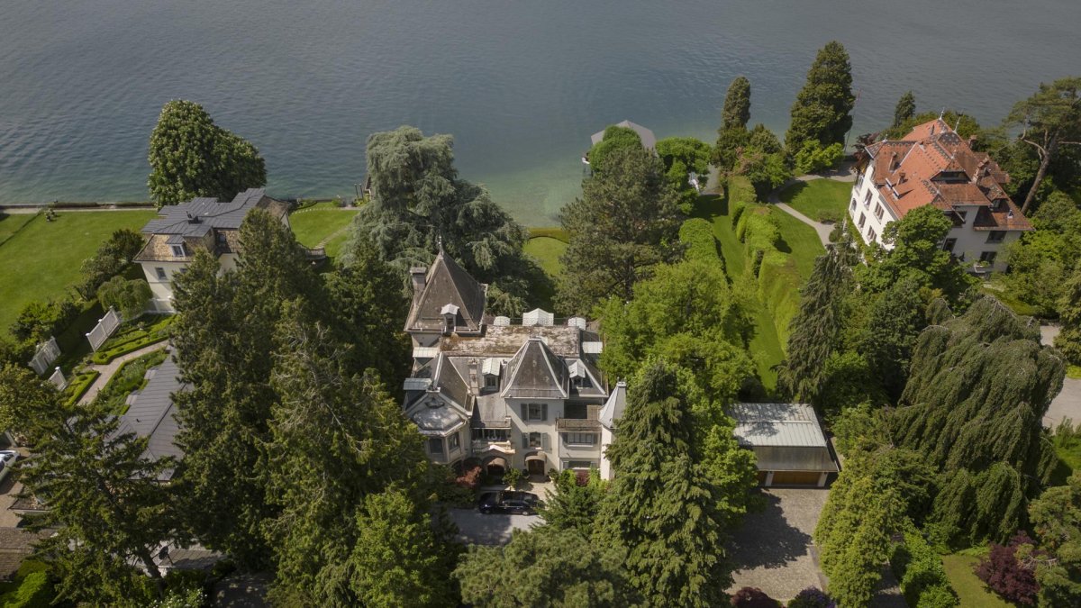 La villa de Tina Turner in Kuesnacht, Suiza.