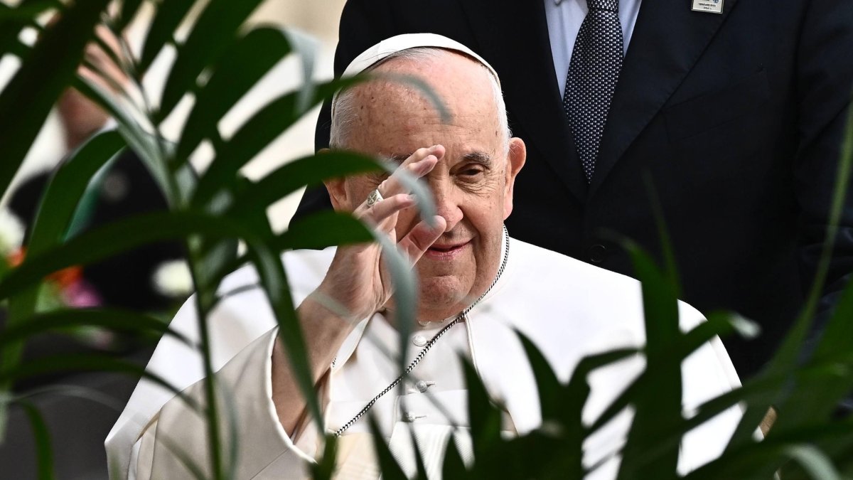 Imagen de archivo del papa Francisco.