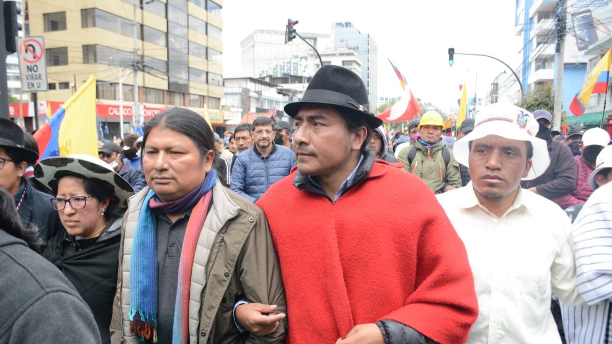 En junio de 2023 Leonidas Iza, presidente de la Conaie, presentó la acción de inconstitucionalidad.