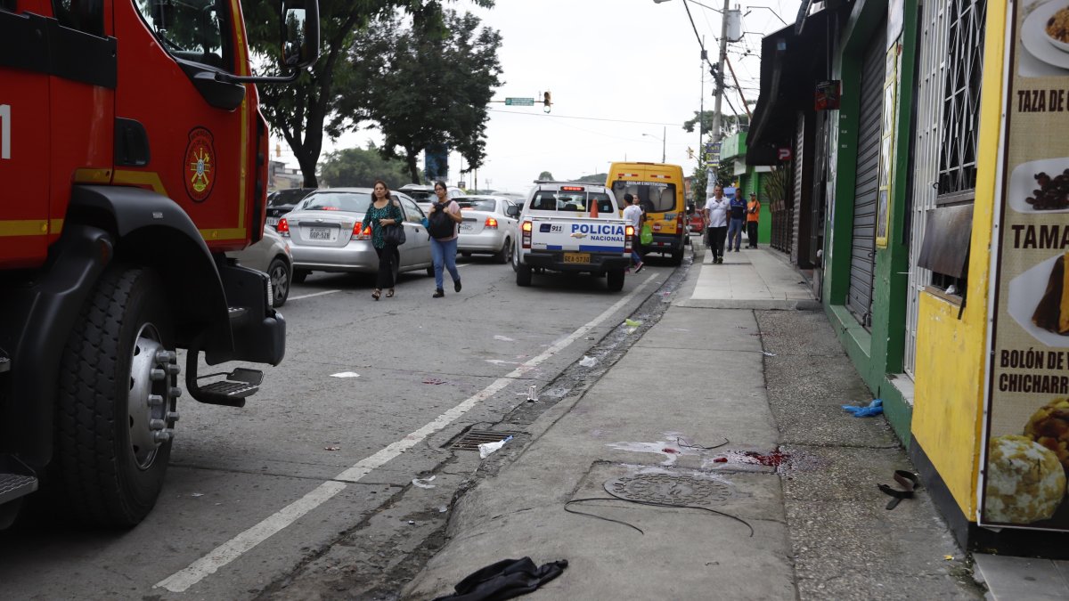 En este sitio fue baleado el estudiante en Sauces