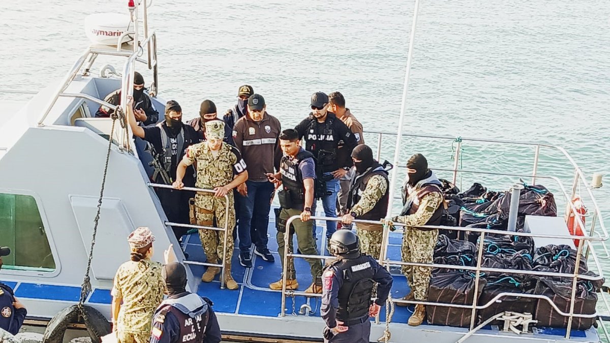 Santa Elena. La acción de las autoridades logró capturar la droga