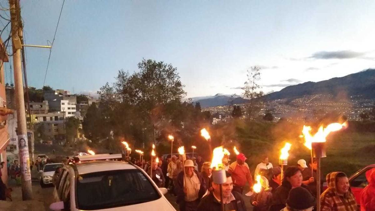 Quito. La marcha se ha desarrollado con éxito años anteriores.