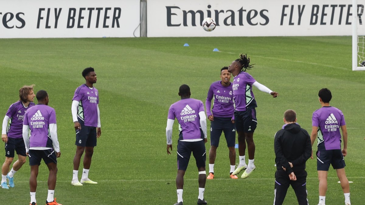 El Real Madrid entrena en Valdebebas este viernes 26 de mayo.
