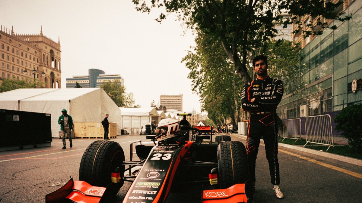 Juan Manuel Correa, que forma parte de la escudería Van Amersfoort Racing, está listo para las carreras en Mónaco.