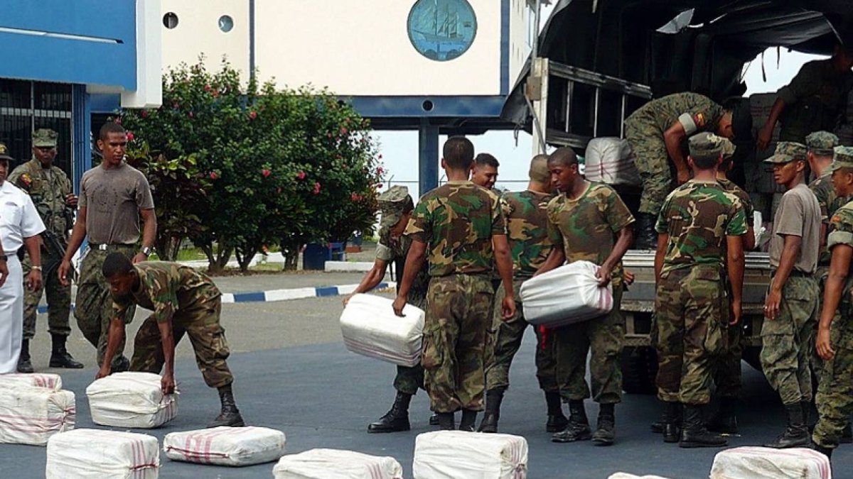 Imagen referencial. Decomiso de drogas.