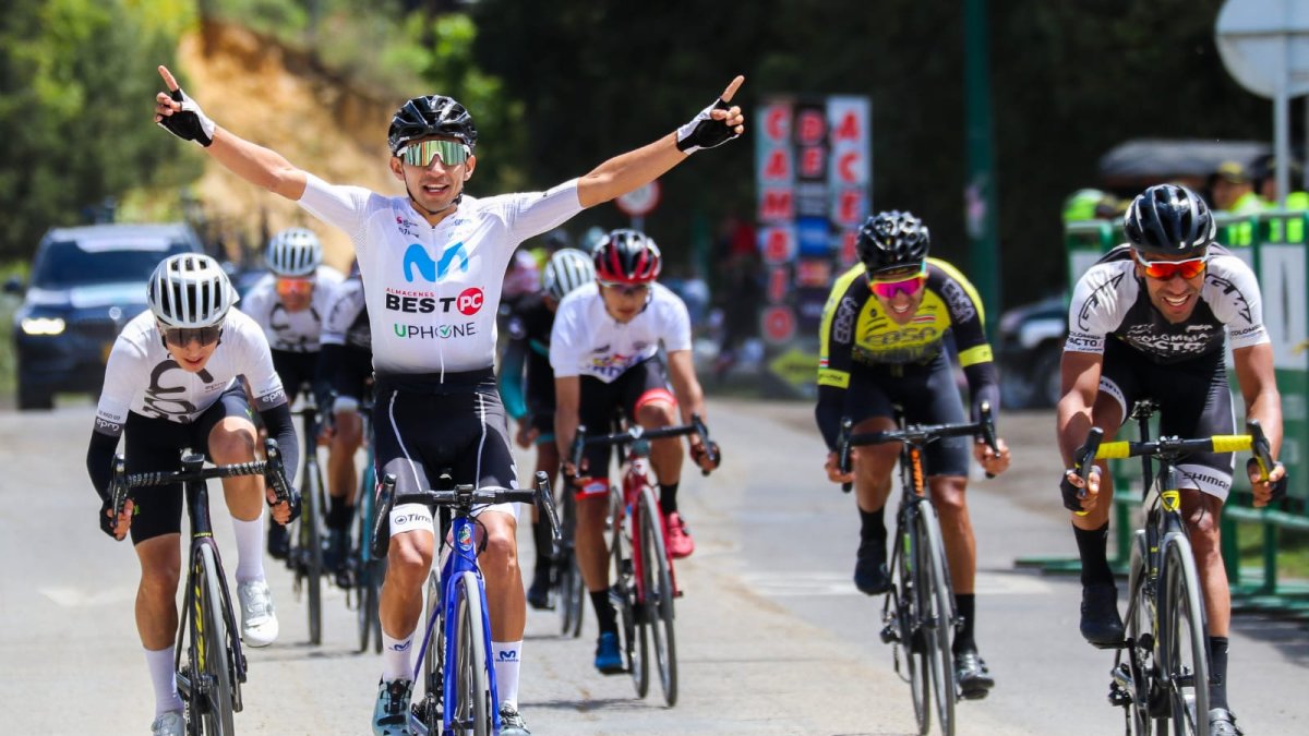 El corredor colombiano Marco Suesca ganó la etapa 2.