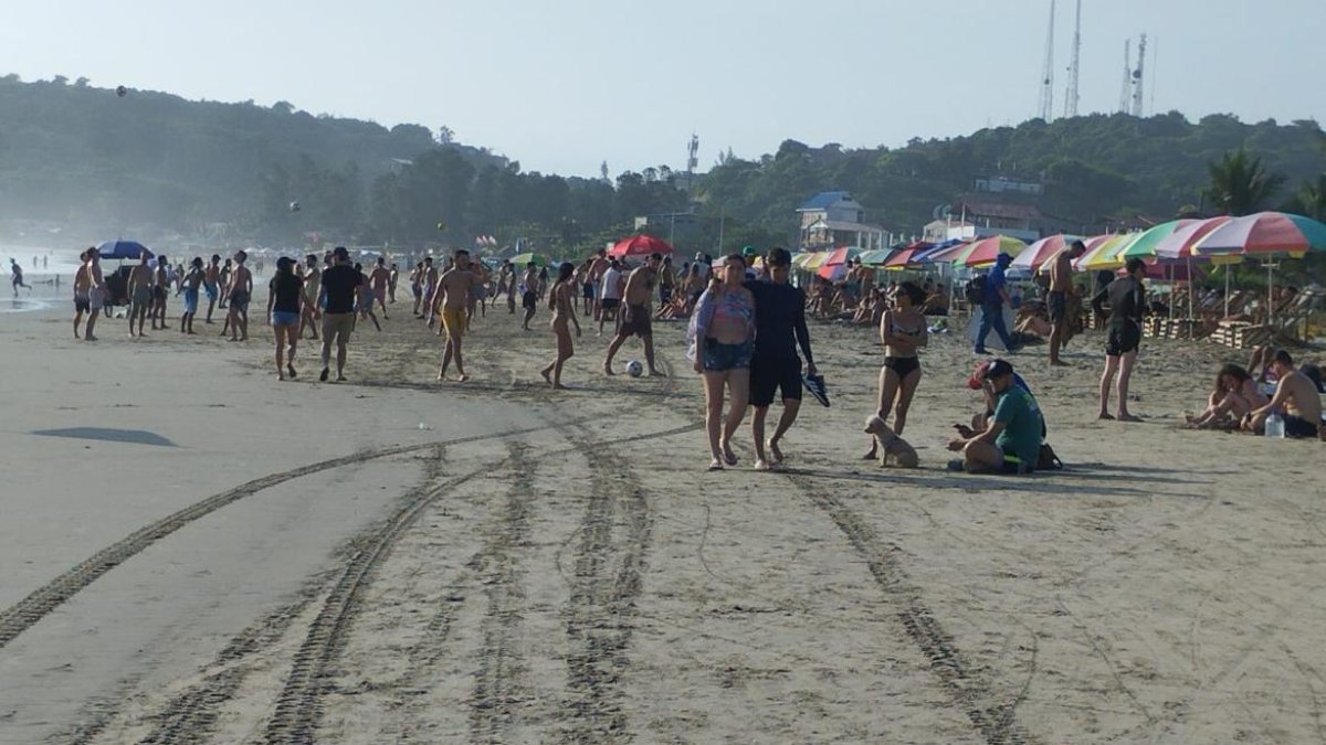 Turistas se sienten tranquilos gracias a los controles policiales.