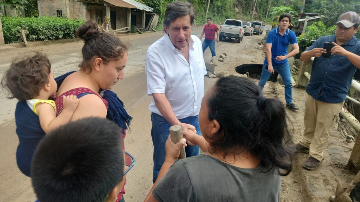 Luego de asumir el ministerio, César Rohon realizó recorridos en diferentes sectores del país.