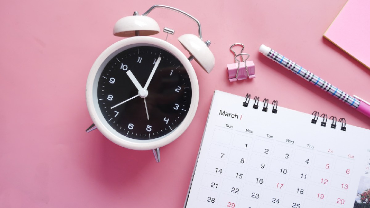 Calendario de feriados.