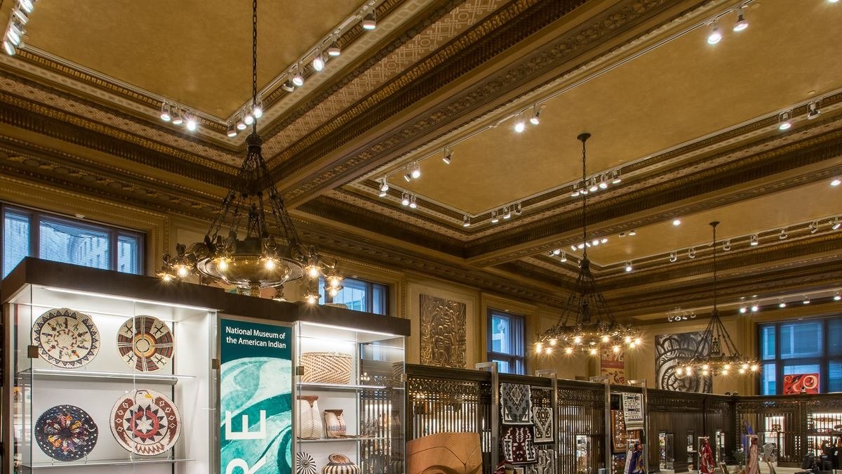 Exhibición. Una de las salas del museo del Instituto Smithsonian.