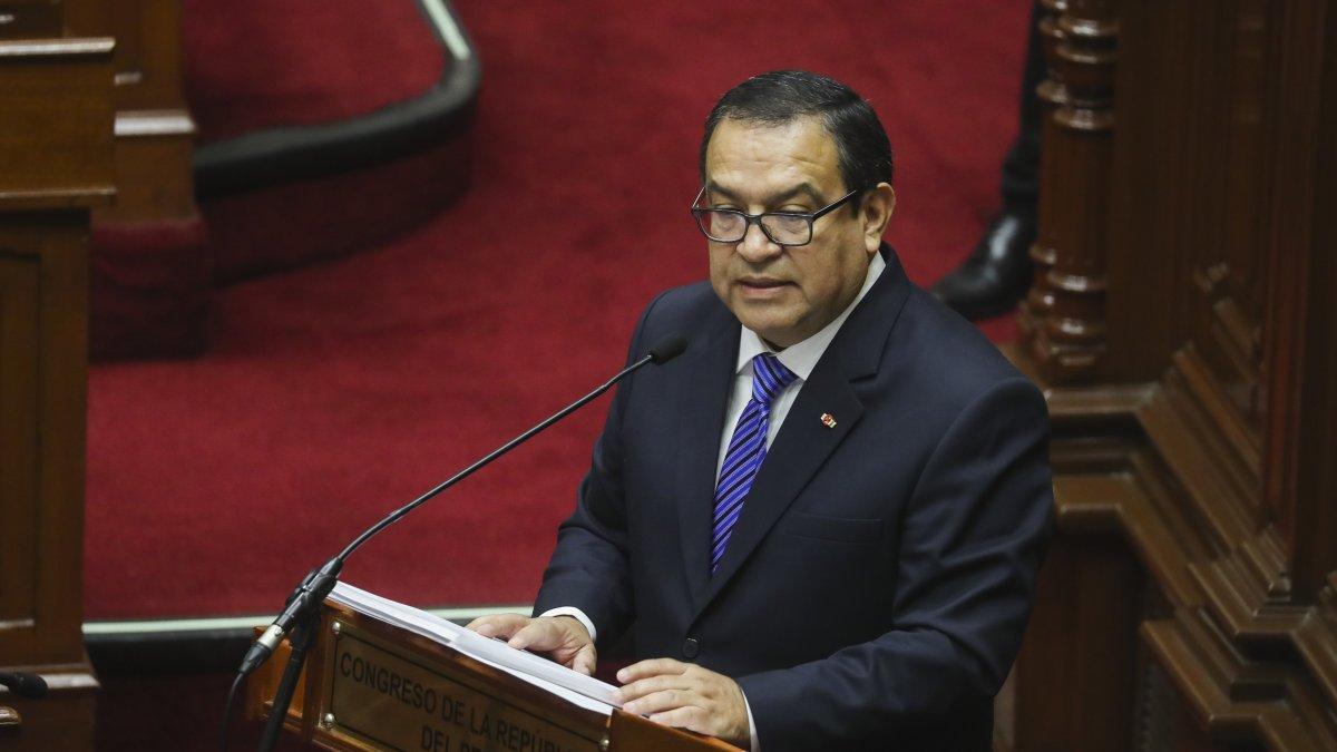 El primer ministro de Perú, Alberto Otárola, habla sobre el tema.