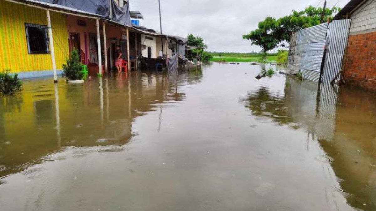 El Niño llega a la parroquia Febres Cordero en la provincia de Los Ríos
