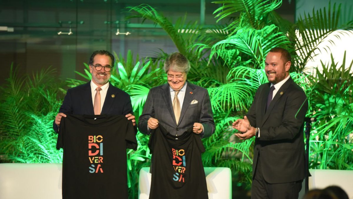 El presidente Guillermo Lasso presentó el proyecto de 'Biodiversa'.