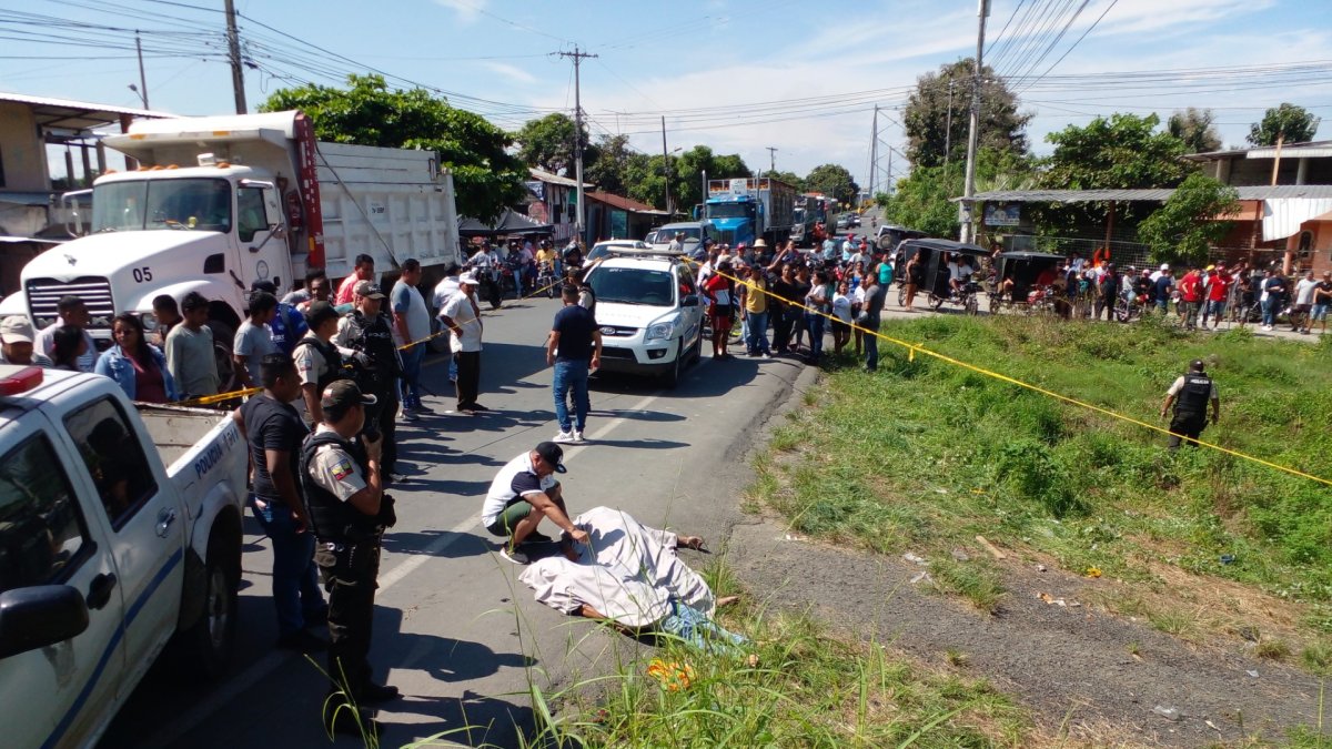 Jóvenes acribillados eran de la ciudadela Juan Bautista de Daule