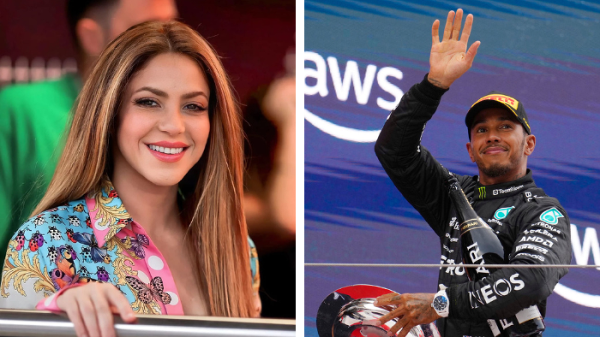 Shakira y Hamilton siguen avivan el fuego de los rumores sobre un posible romance.