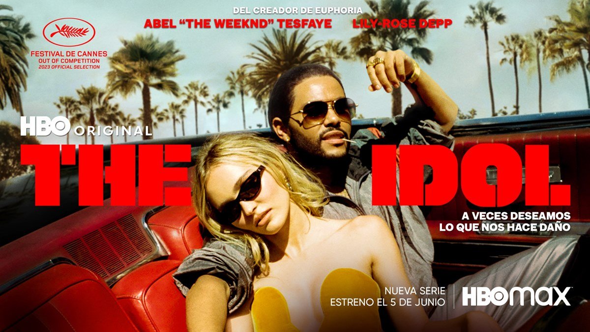 Portada de la nueva serie de HBO MAX protagonizada por Lily-Rose y The Weeknd.