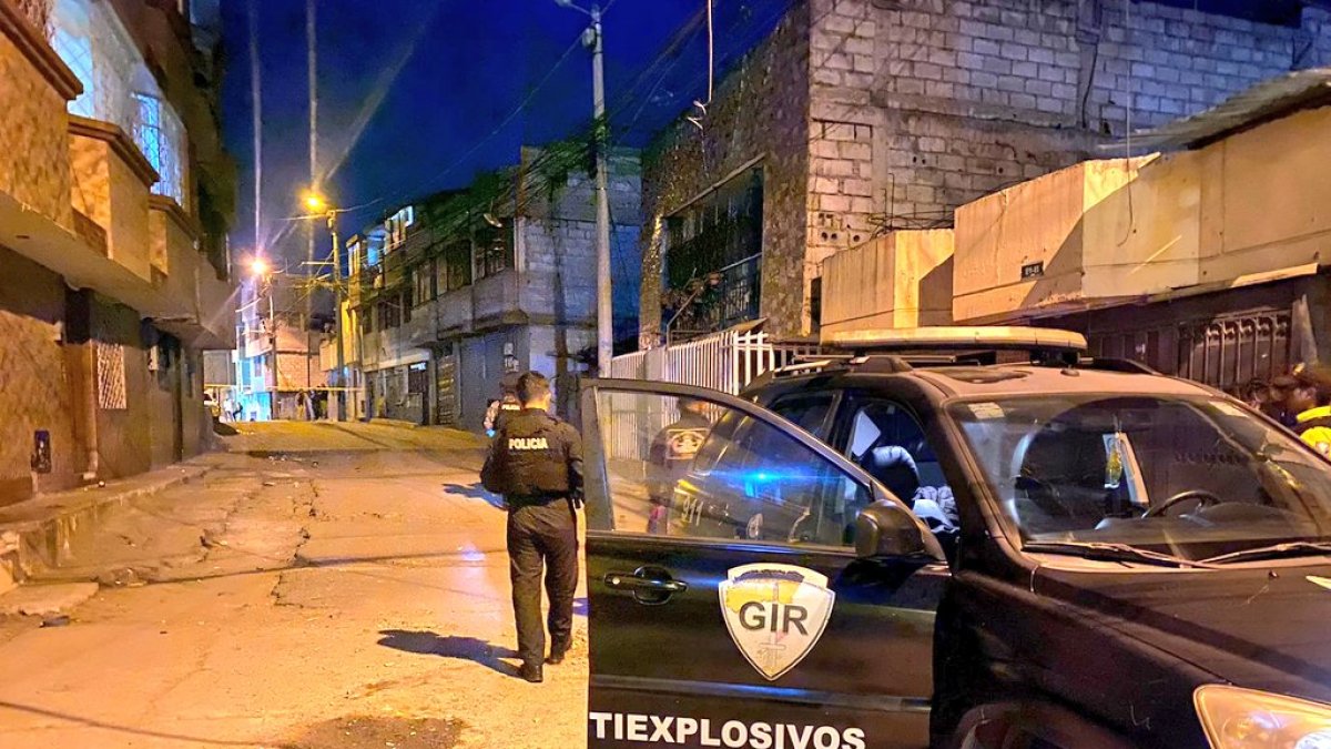 Sitio. En este sitio conocido como La Invasión se dejó la granada. Todavía se investiga el caso. 