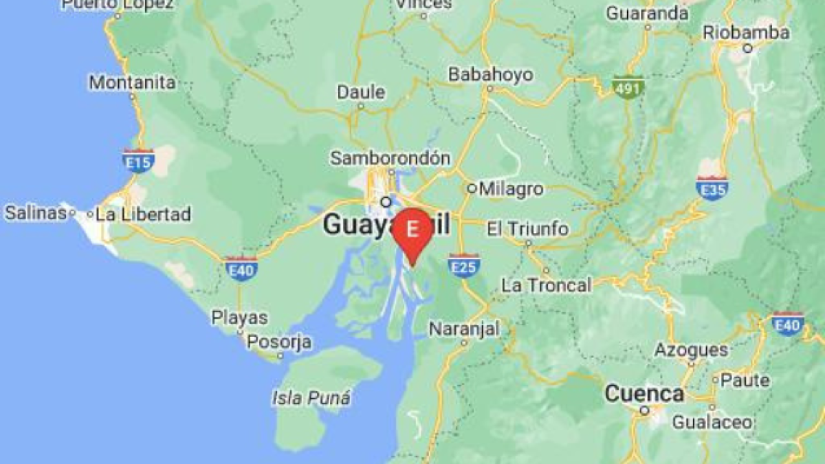 El segundo sismo se registró en el cantón Durán, provincia del Guayas.