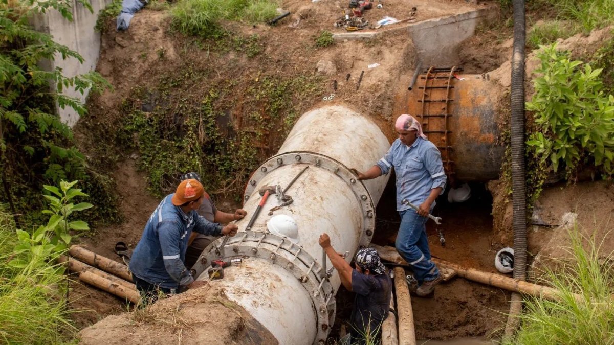 Hecho. Aguapen apunta al daño al tipo de labor que se hizo, pero la ciudadanía denuncia que no es la primera vez.