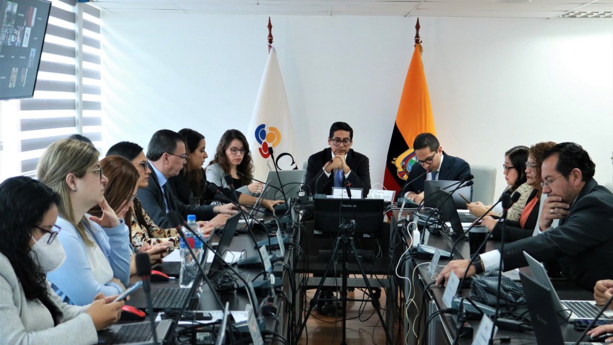 El Pleno del Consejo de Educación Superior (CES), en una sesión ordinaria.