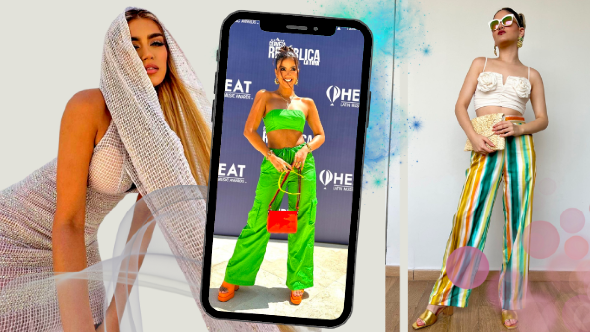 Andreína en un vestido con capucha, Dayanara con looks en bloque de color, Mar, divina con estampados.