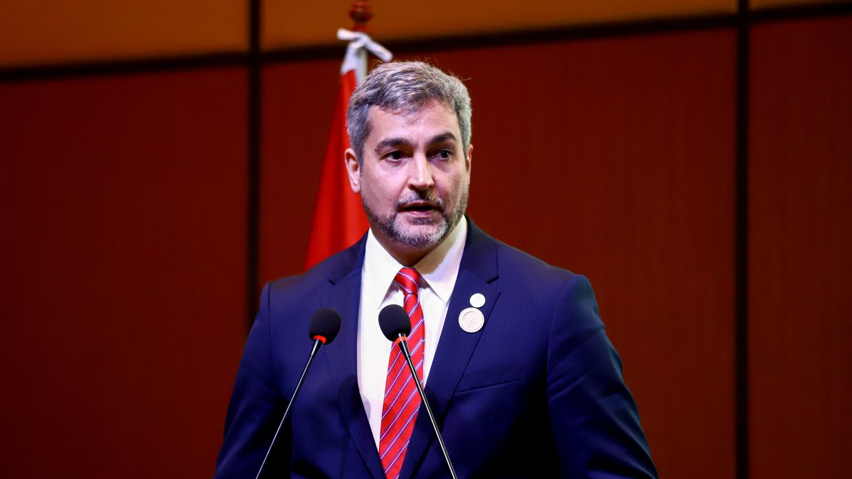Mario Abdo Benítez, presidente de Paraguay, en una fotografía de archivo.