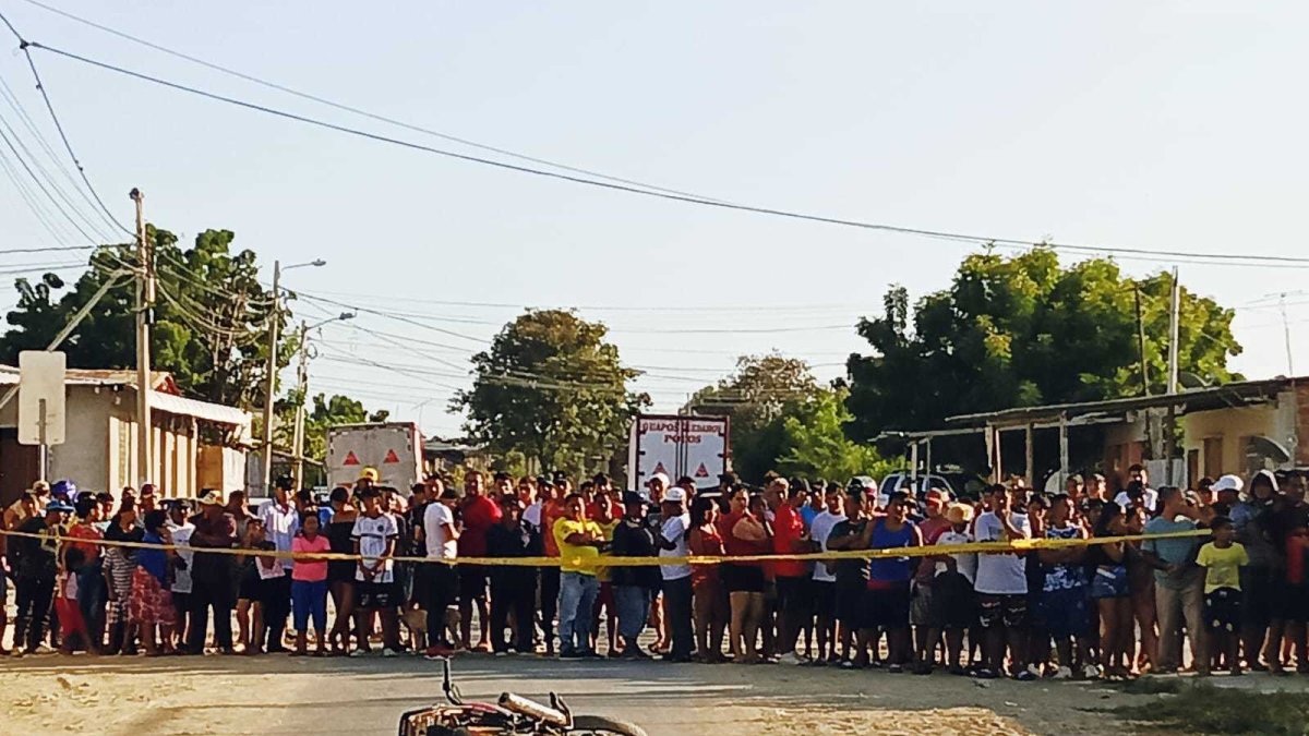 Marco González Orozco se movilizaba en esta motocicleta, cuando lo mataron.