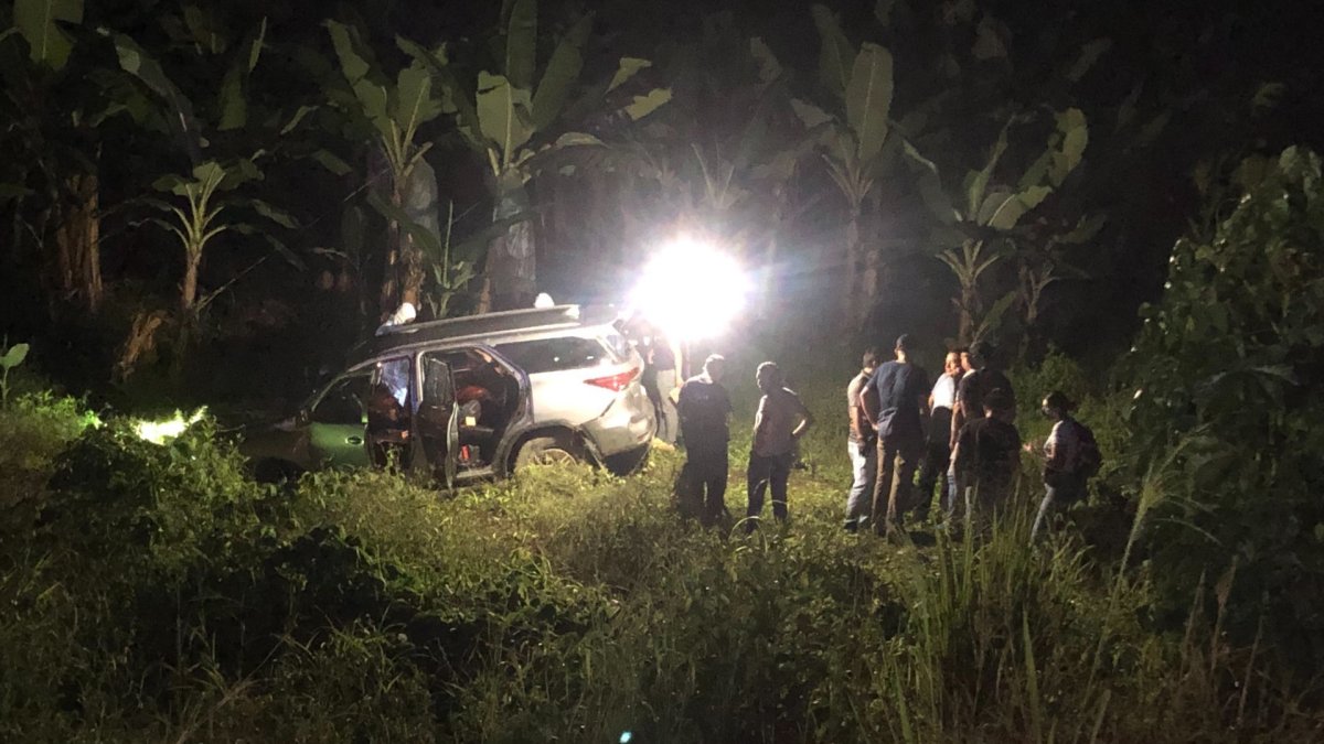 Hallazgo. Así quedó el vehículo en el que colombianos y venezolanos fueron baleados en vía La Julia-Caracol.